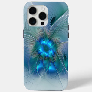 Stehende Ovationen, abstrakte blaue Turquoise-Frak Case-Mate iPhone Hülle