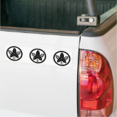 Stehende Pfeilspitze im Kreis Autoaufkleber (Auf Lkw)