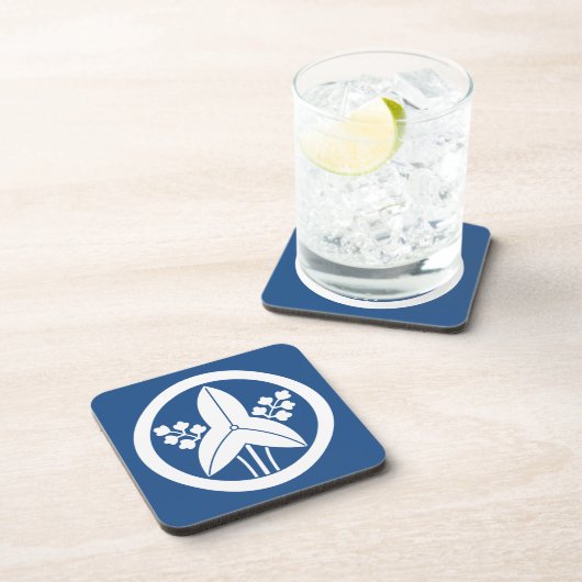 Stehende Pfeilspitze im Kreis Getränkeuntersetzer (Rechte Seite)