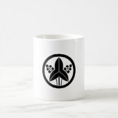 Stehende Pfeilspitze im Kreis Kaffeetasse (Mittel)