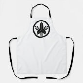 Stehende Pfeilspitze in einem Kreis Schürze (Vorderseite)