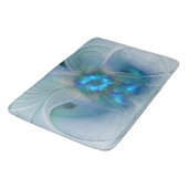 Stehende Räumlichkeiten, Abstraktes türkisfarbenes Badematte (Schrägansicht)