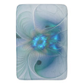 Stehende Räumlichkeiten, Abstraktes türkisfarbenes Badematte (Vorderseite Vertikal)