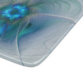 Stehende Räumlichkeiten, Abstraktes türkisfarbenes Schneidebrett (Ecke)