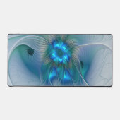 Stehende Räumlichkeiten, Abstraktes türkisfarbenes Schreibtischunterlage (Vorderseite)