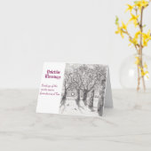 Stehende Schneesteine Karte (Gelbe Blume)