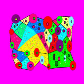 Stehende starke Botschaft mit Mustern Kaffeetasse