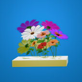 Stehende starke Botschaft mit Mustern Kaffeetasse