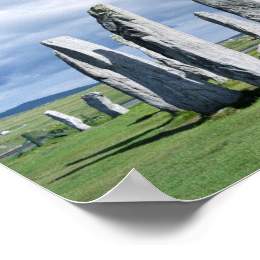 Stehende Steine des Callanish 2 Poster (Ecke)