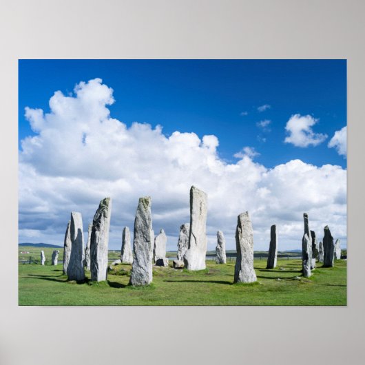 Stehende Steine des Callanish 2 Poster (Vorne)