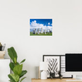 Stehende Steine des Callanish 2 Poster (Heimbüro)
