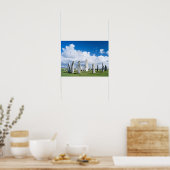 Stehende Steine des Callanish 2 Poster (Küche)