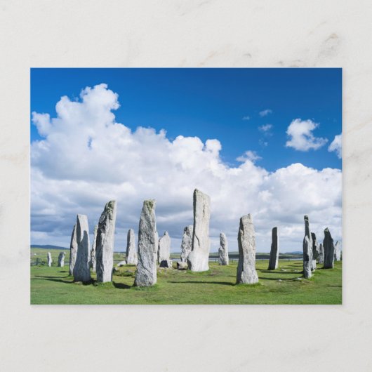 Stehende Steine des Callanish 2 Postkarte (Vorderseite)