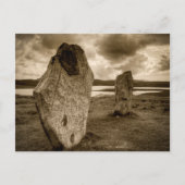 Stehende Steine des Callanish Postkarte (Vorderseite)