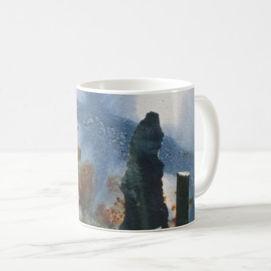Stehende Steine Kaffeetasse (VorderseiteRechts)