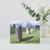 stehende Steine Postkarte (Stehend Vorderseite)
