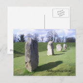 stehende Steine Postkarte (Vorne/Hinten)