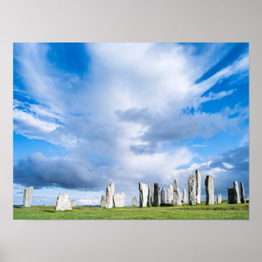 Stehende Steine von Callanish 1 Poster (Vorne)
