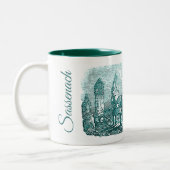 Stehende Stone Craigh na Dun Sassenach Zweifarbige Tasse (Links)