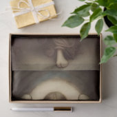 Stehende Torbogen-Engel-Blumengarten-Dekupage Seidenpapier (Geschenk)