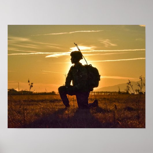 Stehende Uhr Poster (Vorne)