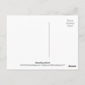 Stehende Uhr Postkarte (Rückseite)