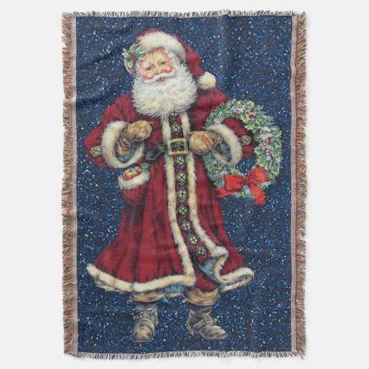 stehende Vintage Wurfdecke Decke (Vorderseite Vertikal)