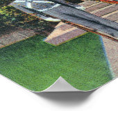 Stehende Warnmeldung des Farbschutzes Poster (Ecke)