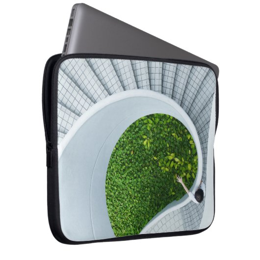 Stehende Wendeltreppe Laptopschutzhülle (Vorne Rechts)