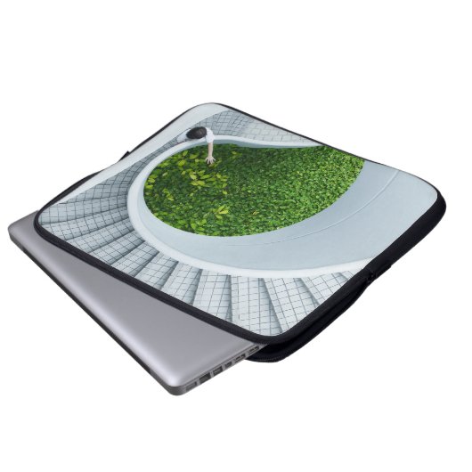 Stehende Wendeltreppe Laptopschutzhülle (Vorne Knopf)