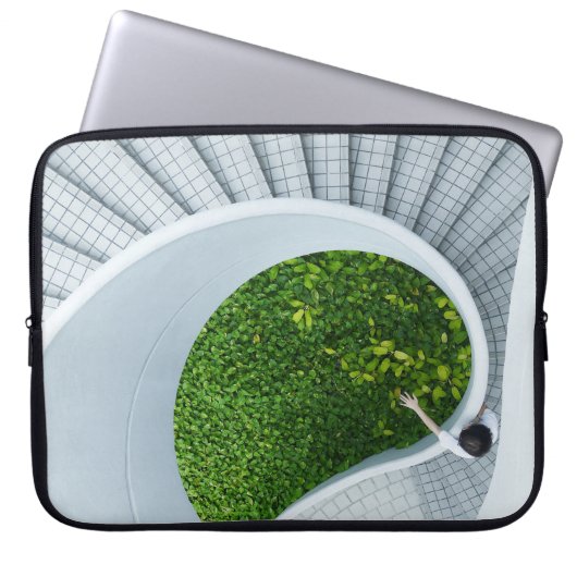 Stehende Wendeltreppe Laptopschutzhülle (Vorderseite)