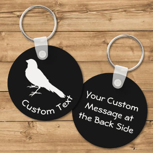 Stehender Canary Bird-Schlüsselanhänger Schlüsselanhänger