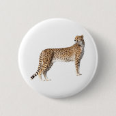 Stehender Cheetah Button (Vorderseite)
