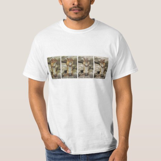Stehender Chipmunk T-Shirt (Vorderseite)