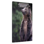 Stehender Grizzly-Bär Klemmbrett (Rechts)