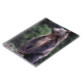 Stehender Grizzly-Bär Notizblock (Linke Seite)