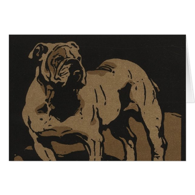 Stehender Hund (Vorderseite (Horizontal))