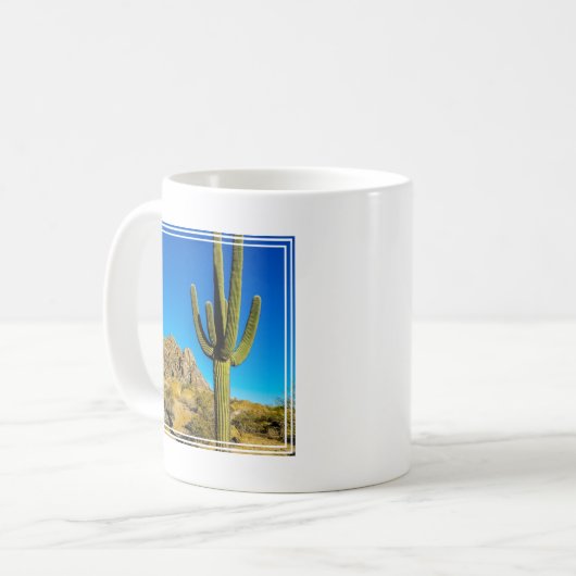 Stehender Kaktus Kaffeetasse (Vorderseite Links)