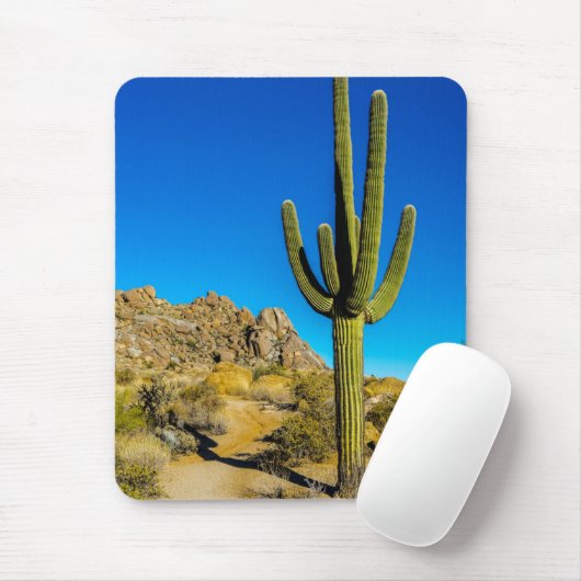 Stehender Kaktus Mousepad (Mit Mouse)