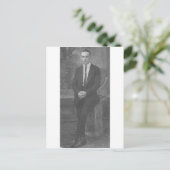 stehender Mann der 1920er Postkarte (Stehend Vorderseite)