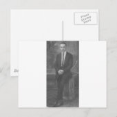 stehender Mann der 1920er Postkarte (Vorne/Hinten)