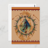 Stehender Rock Postkarte (Vorne/Hinten)