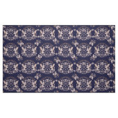Stehender Schwarzer Griffin mit Blume-Patrone DIY Stoff (Fat Quarter (45,7 x 55,9 cm))