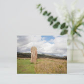Stehender Stein Machrie Moor Postkarte (Stehend Vorderseite)