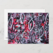 "Stehender Stolz" - Akrylkunstkarte Postkarte (Vorne/Hinten)