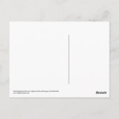 "Stehender Stolz" - Akrylkunstkarte Postkarte (Rückseite)