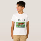 Stehender Tiger T-Shirt (Vorne ganz)