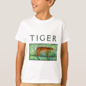 Stehender Tiger T-Shirt (Vorderseite)