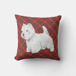 Stehender Westie Kissen