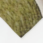 Stehender Wolf Fleecedecke (Ecke)